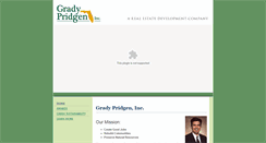 Desktop Screenshot of gradypridgen.com